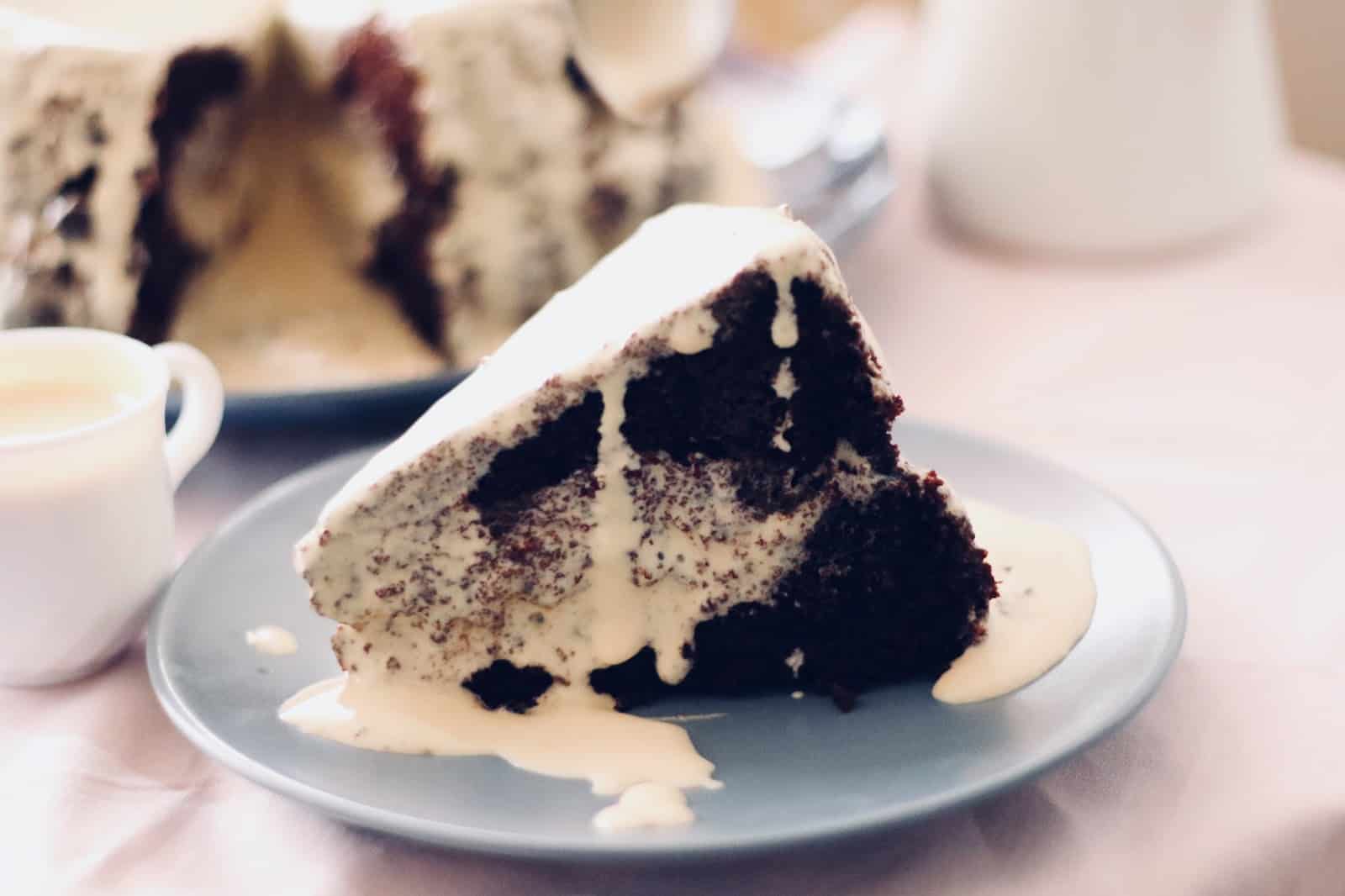 Bolo de Chocolate e Queijo
