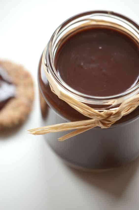 Creme de chocolate com hortelã